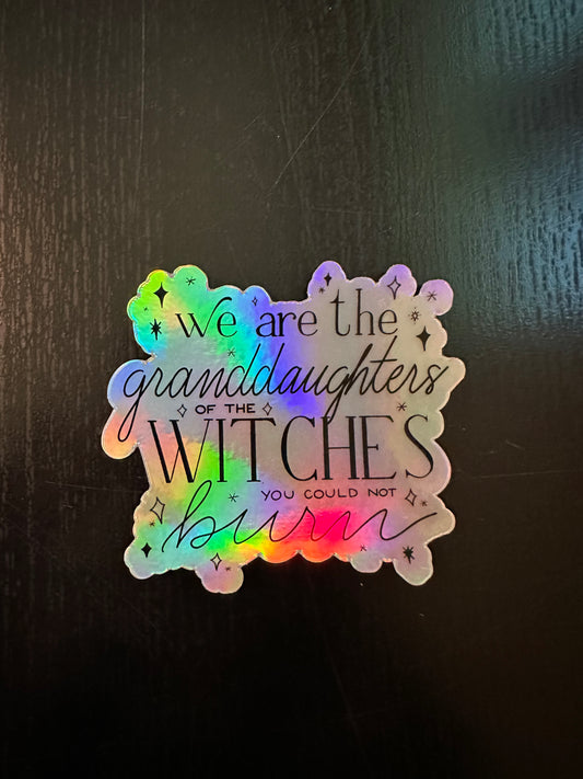 Granddaughter of Witches Sticker