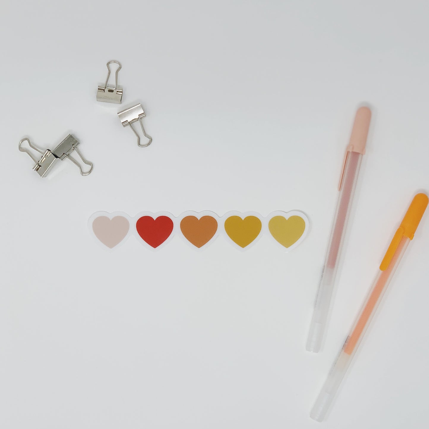 Rainbow Hearts Sticker